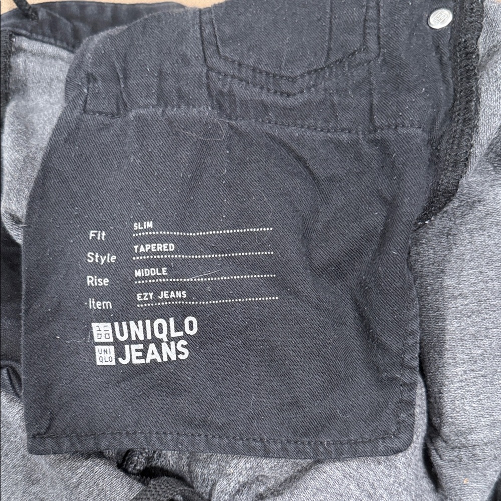Uniqlo Men's Dark Gray Slim Jeans